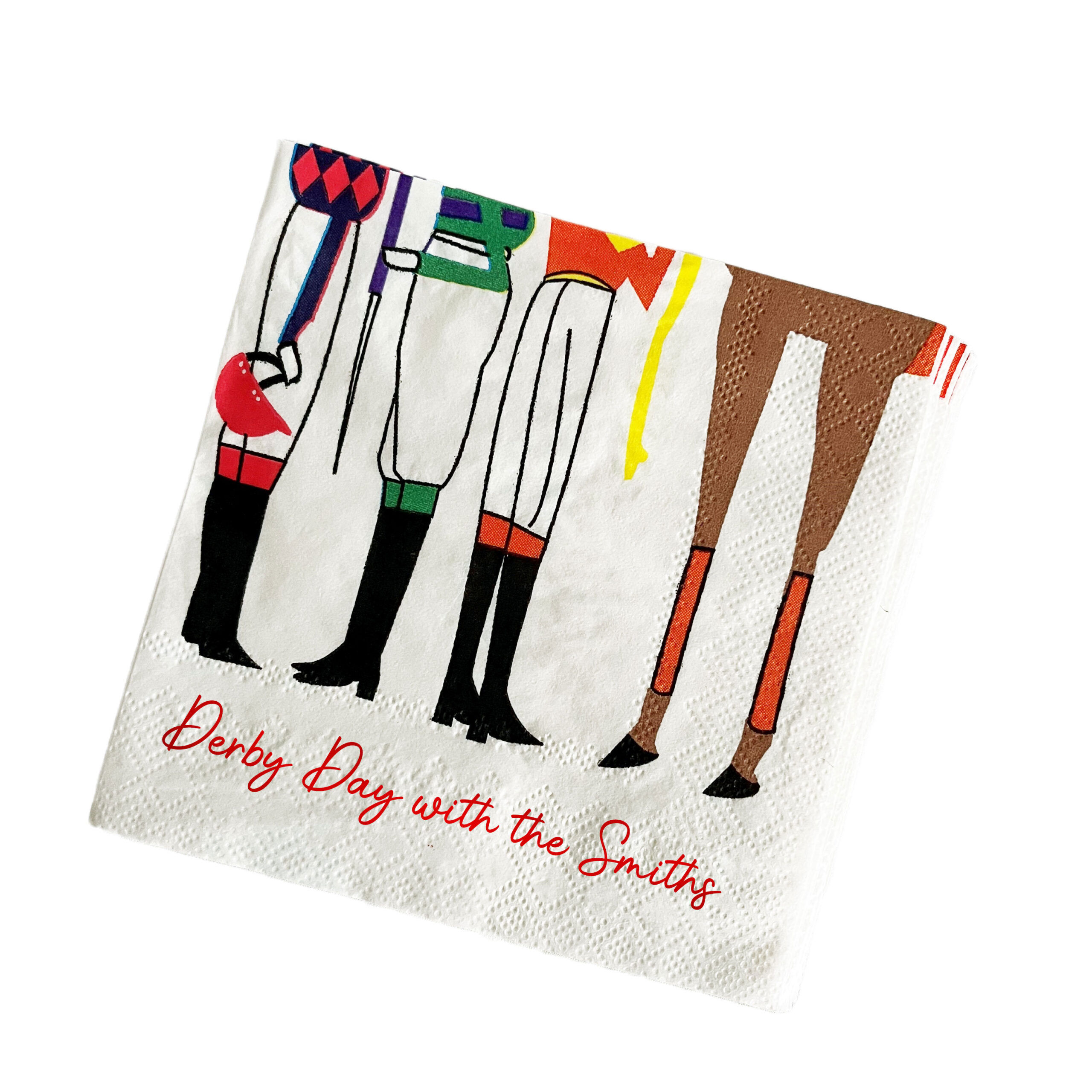 Kentucky Derby/Horse Racing Beverage Napkins Personalized