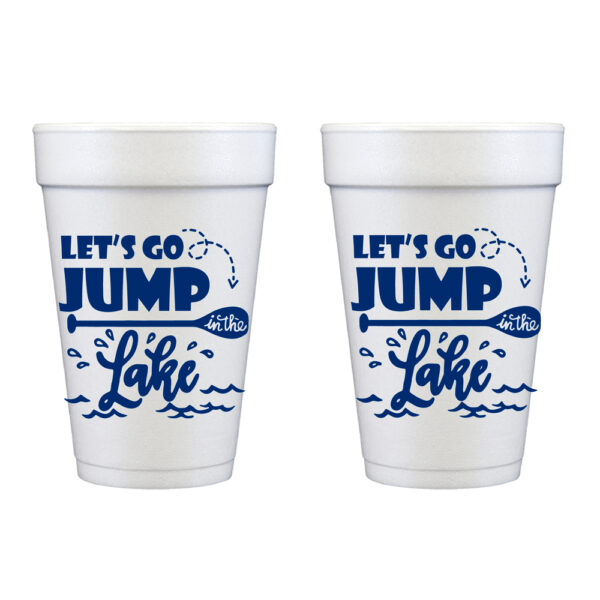 Let's Go Jump in the Lake {Foam Cup 10 Pack}