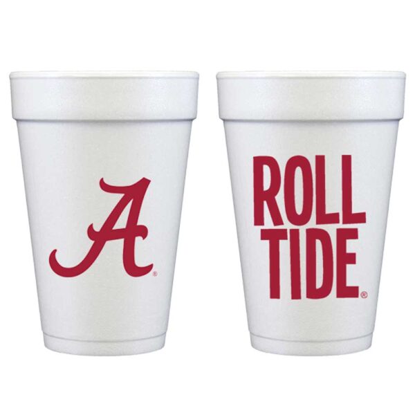 University of Alabama - Roll Tide {Foam Cup 10 Pack}