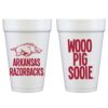 University of Arkansas Razorback Logo  - Wooo Pig {Foam Cup 10 Pack} - Image 2