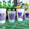 Louisiana State University (LSU) Logo/Geaux Tigers {Styrofoam Cup 10 Pack} - Image 4