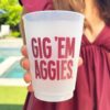 Bulk Order (25+) Collegiate Logo/Spirit Phrase Cups {Frosted Shatterproof} - Image 5