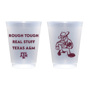 Texas A&M University Ole Sarge Football  Shatterproof Roadie Cup 10 Pack