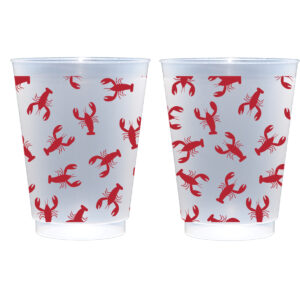 Crawfish Boil Shatterproof Cups 10 Pack Sleeve {Crawfish Wrap}