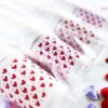 Valentine's Day Disposable Foam Party Cup (10 count bag-Red Hearts) - Image 2