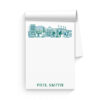 Tulane University Campus Skyline – Personalized Notepad Set - Image 2