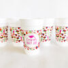 Personalized Styrofoam Cups Mexican Otomi Wrap {16 oz or 20 oz} - Image 3