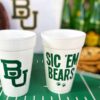 Baylor University Logo/Sic 'Em Bears {Styrofoam Cup 10 Pack} - Image 3