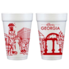 Athens, Georgia Skyline {Foam Cup 10 Pack} - Image 2