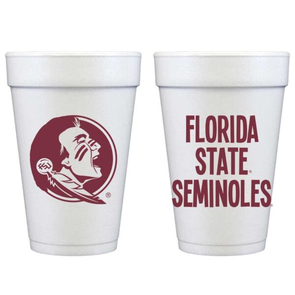 Florida State University Seminoles {Foam Cup 10 Pack}