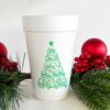 Christmas Styrofoam Cups 10 Pack Sleeve {We Wish You a Merry Christmas} - Image 5