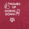 Texas A&M Horns Down/Thumbs Up {Maroon Napkin 25 pack} - Image 5