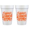 Thanksgiving Styrofoam Cup 10 Pack {Happy Thanksgiving} - Image 2