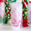 Christmas Shatterproof Cups 10 Pack Sleeve {Christmas Tree Dots} - Image 4
