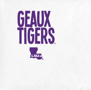 Louisiana State University(LSU)/Geaux Tigers - Napkin Pack