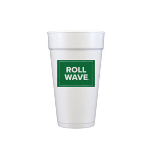 Tulane University Logo/Roll Wave Foam Cup | 10 pack – 20 oz