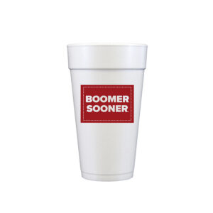 University of Oklahoma /Boomer Sooner Foam Cup | 10 pack - 20 oz