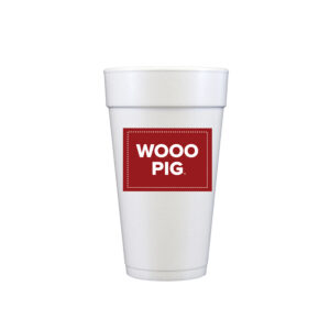University of Arkansas /Wooo Pig Foam Cup | 10 pack - 20 oz