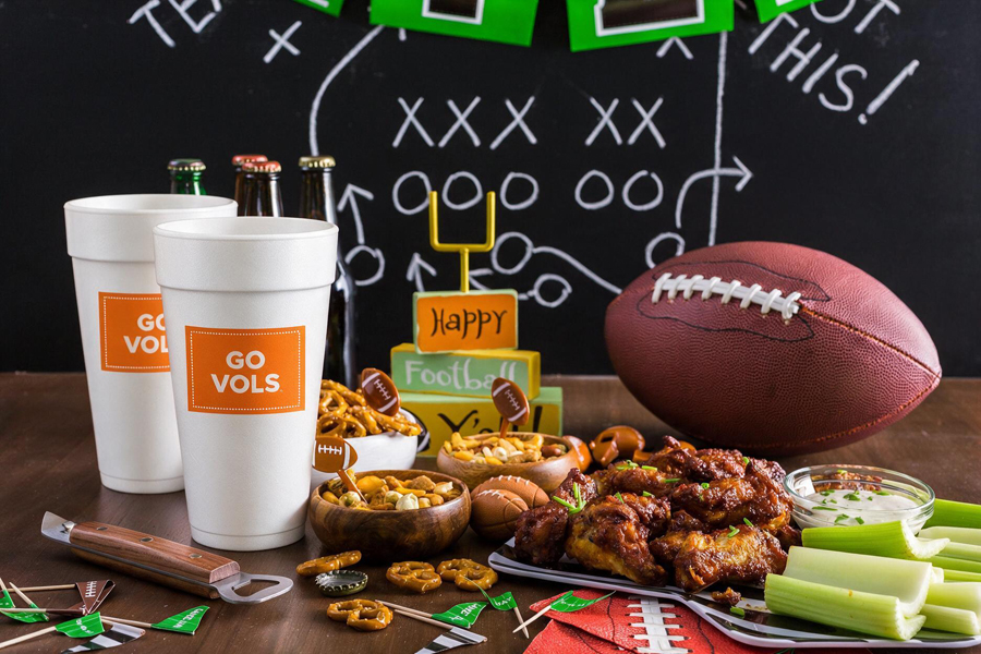 University of Tennessee Volunteers Go Vols University of Tennessee -Go Vols {20 oz Foam Cup 10 Pack} - Image 2